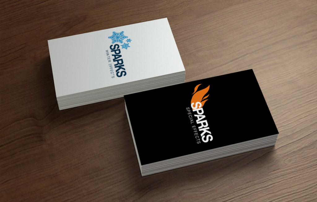 Logo, huisstijl voor Sparks-FX