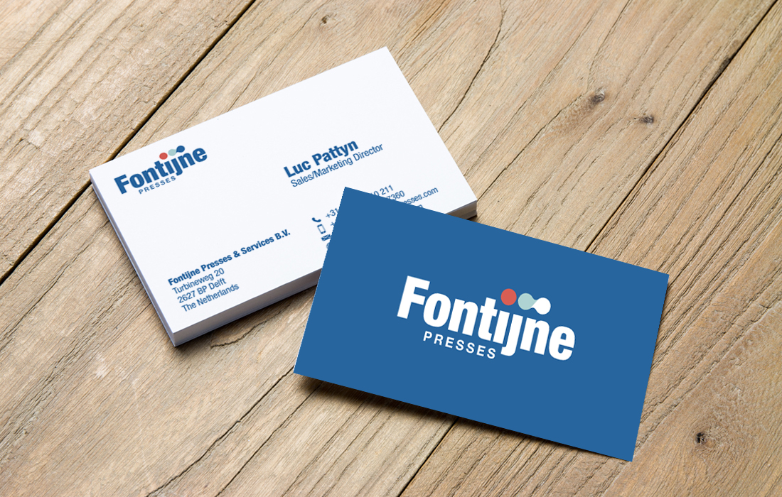 Fontijne Presses business cards
